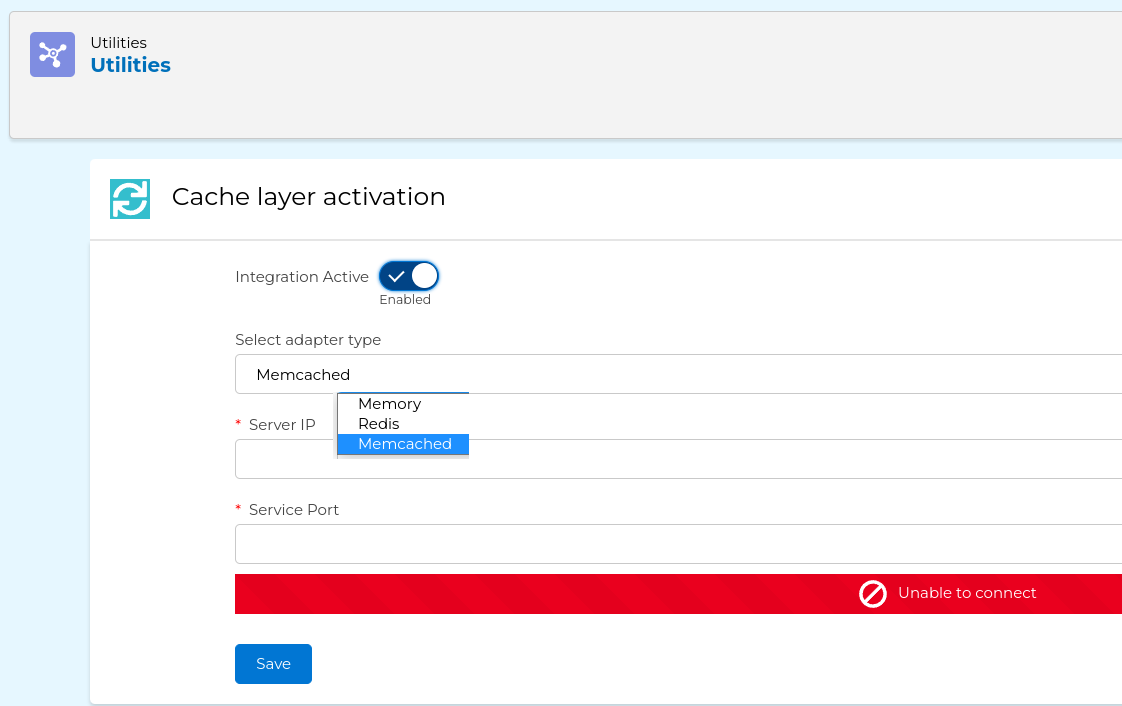 Utilities Cache