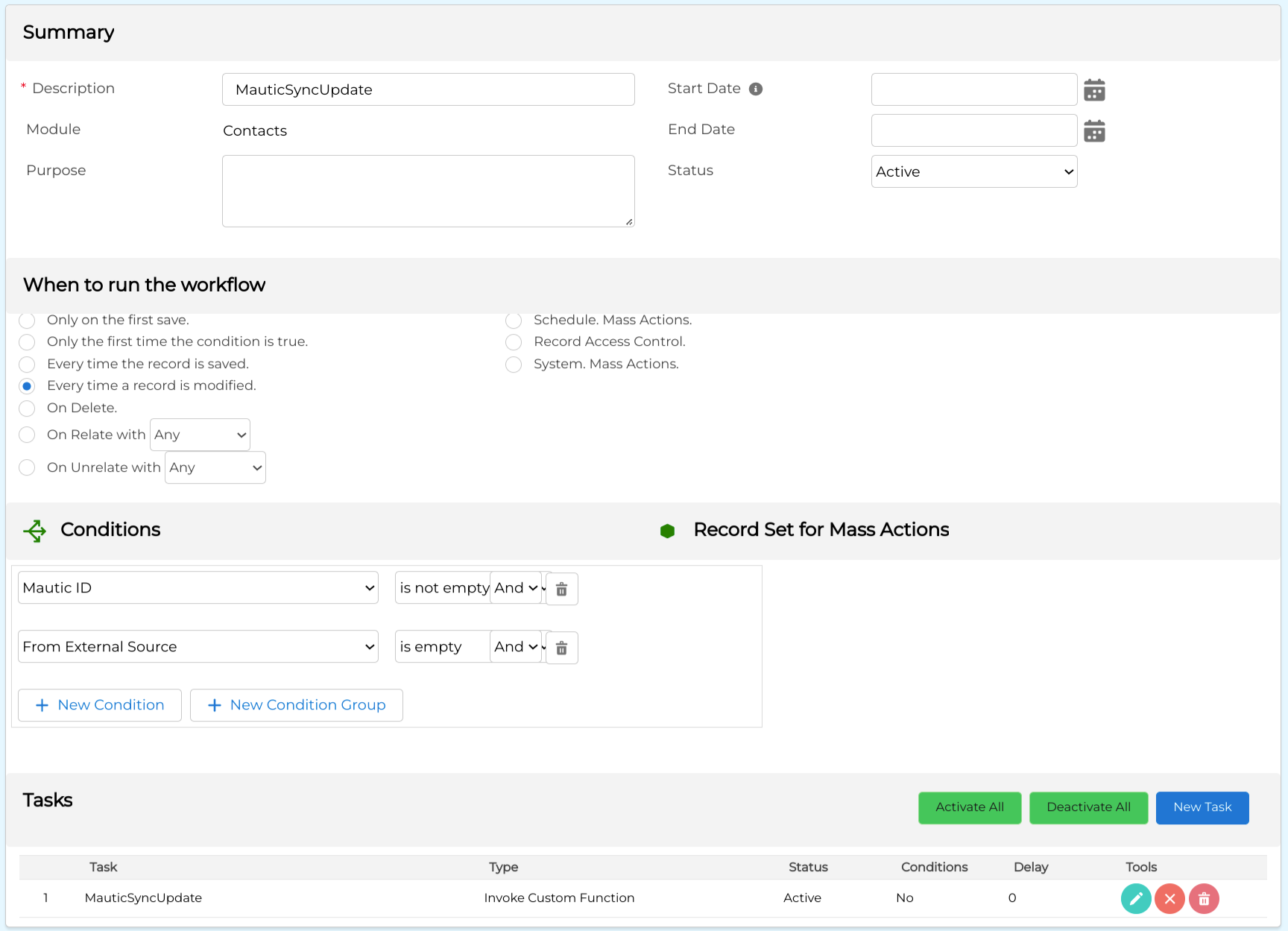 coreBOS Contacts workflow update